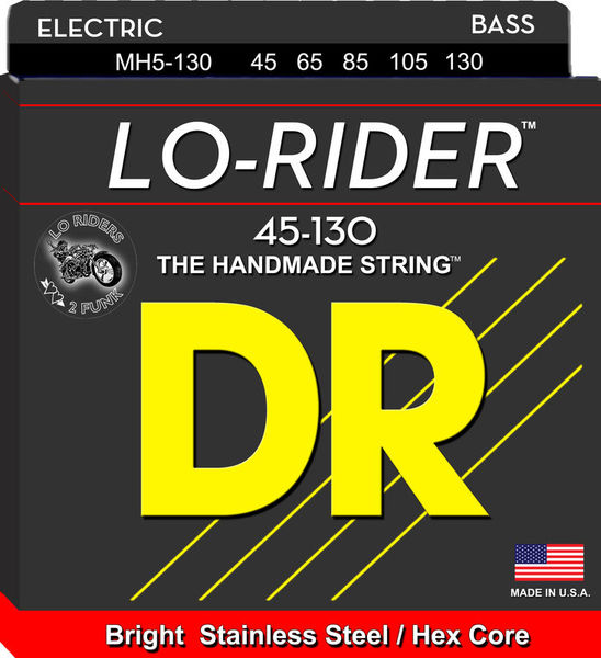 DR Strings Lo Rider MH5-130 Stainless