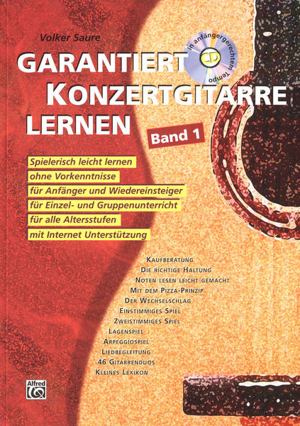 Alfred Music Publishing Garantiert Konzertgit. Lernen
