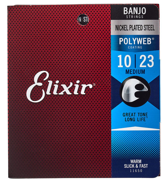 Elixir Polyweb Banjo Medium 010/010