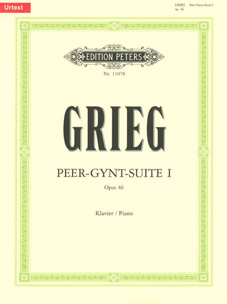 Edition Peters Grieg Peer Gynt Suite 1 Thomann Uk