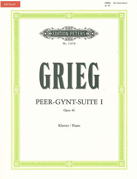 Edition Peters Grieg Peer-Gynt-Suite 1