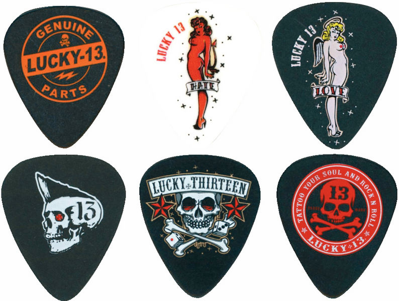 Dunlop Plectrum Lucky II 13 Pack 0,60