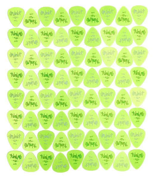 Dunlop Gels Mediumlight Green 72Pack