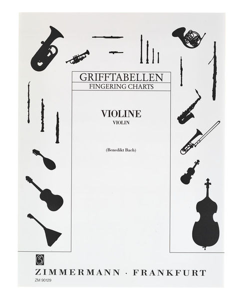 Zimmermann Verlag Grifftabelle Violine