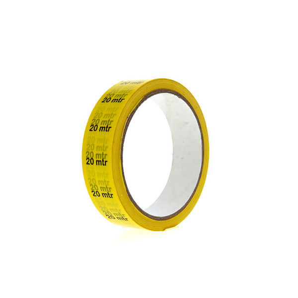Showtec Markertape PVC " 20 mtr." yell