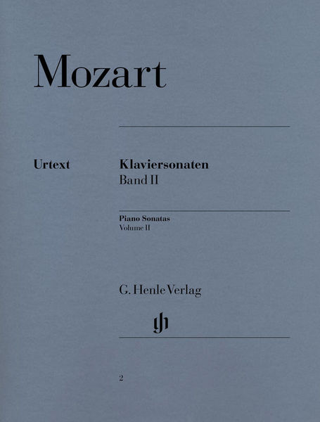 Henle Verlag Mozart Piano Sonatas 2