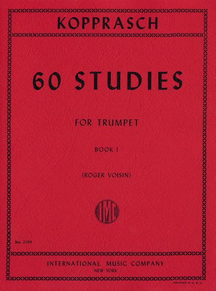 International Music Company Kopprasch 60 Studies 1 Trumpet
