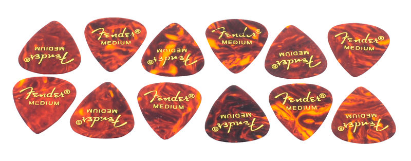 Fender Classic Celluloid Pick Shell M