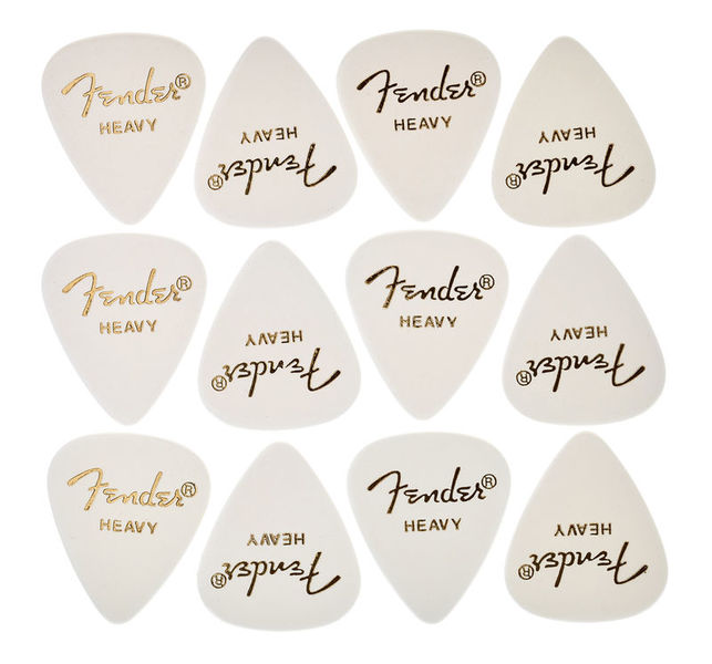 Fender Classic Celluloid Pick White H