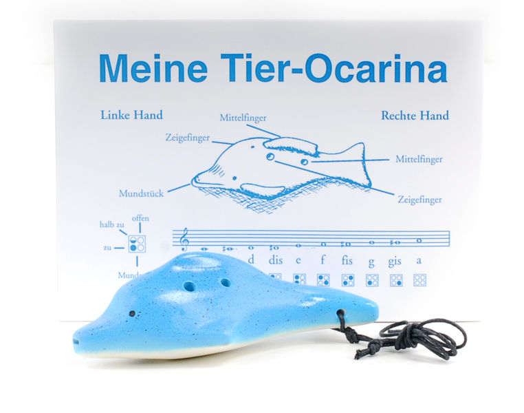 Thomann Ocarina 4H G Sopran Dolphin BL