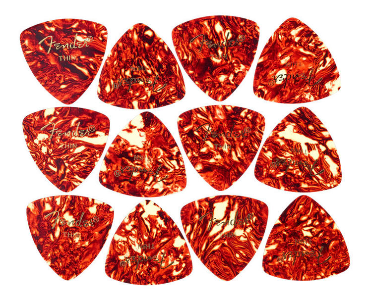 Fender Triangle Picks Shell Set Thin