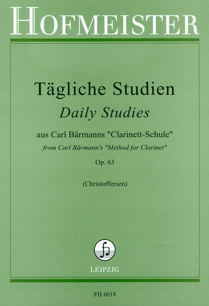 Friedrich Hofmeister Verlag Bärmann Daily Studies