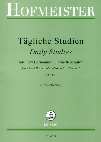 Friedrich Hofmeister Verlag Bärmann Daily Studies