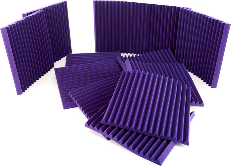 Auralex Acoustics 2" Studiofoam Wedges Purple