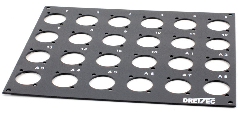 pro snake Front Panel 4HE 16/8