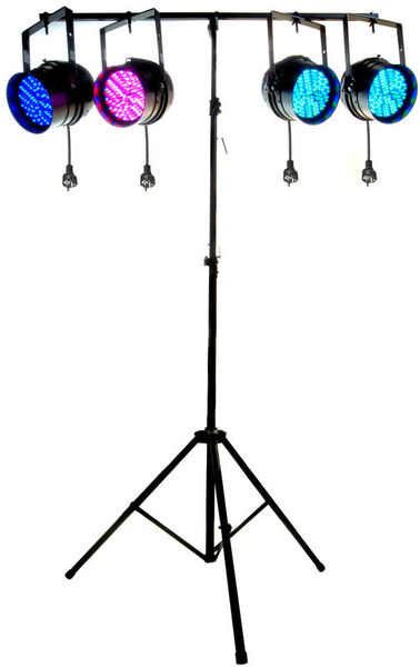 Stairville LED PAR64 10 MM Black Bundle