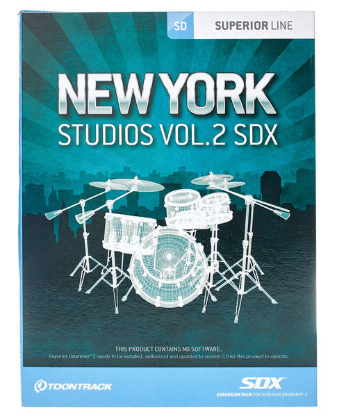Toontrack SDX New York Studios Vol. 2