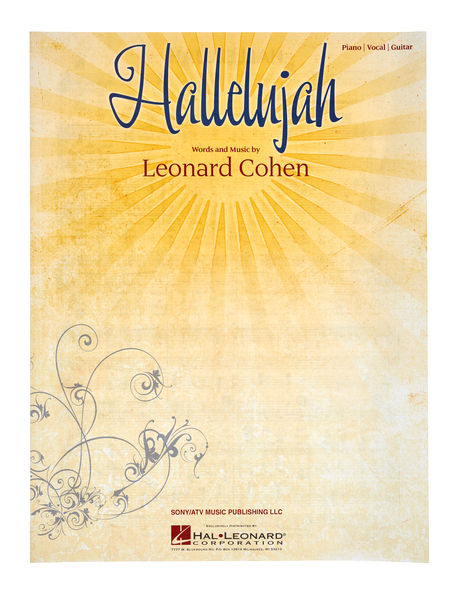 Hal Leonard Hallelujah Leonard Cohen Piano