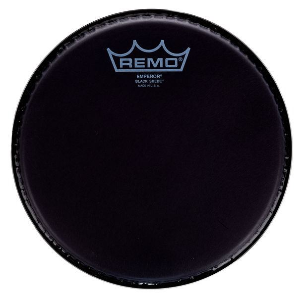 Remo 08" Emperor Black Suede