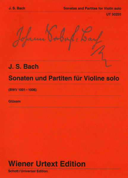 Universal Edition Bach Sonaten und Partiten