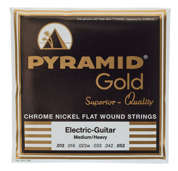 Pyramid Gold Medium/Heavy Flatwound