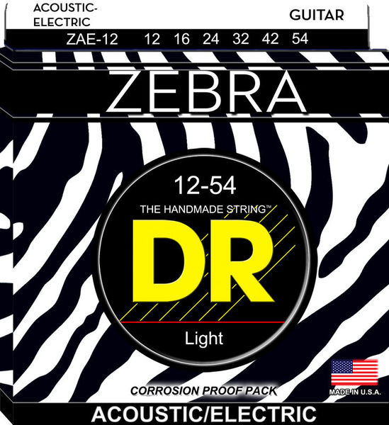 DR Strings Zebra A/E Medium Set