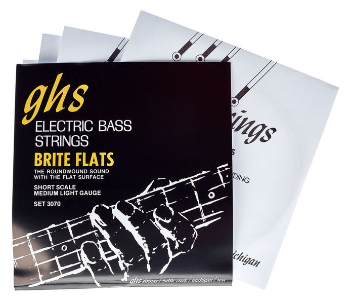 GHS 3070 R Brite Flats Short Scale