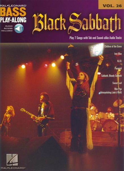 Hal Leonard Bass Play-Along Black Sabbath