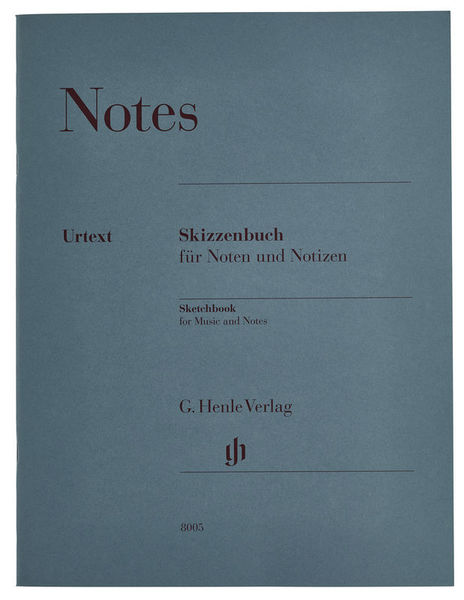 Henle Verlag Sketchbook Music Notes A4