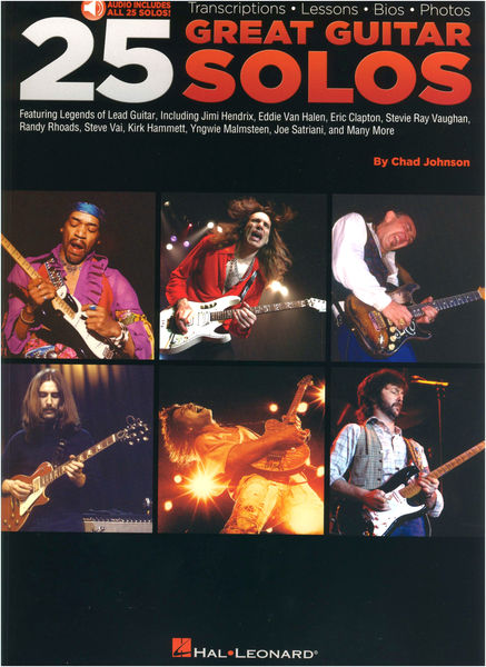 Hal Leonard 25 Great Guitar Solos Thomann Suomi