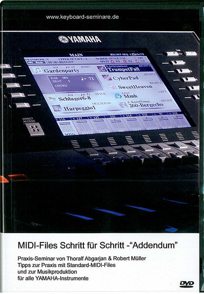 Yamaha Midi-Files Schritt für Schritt