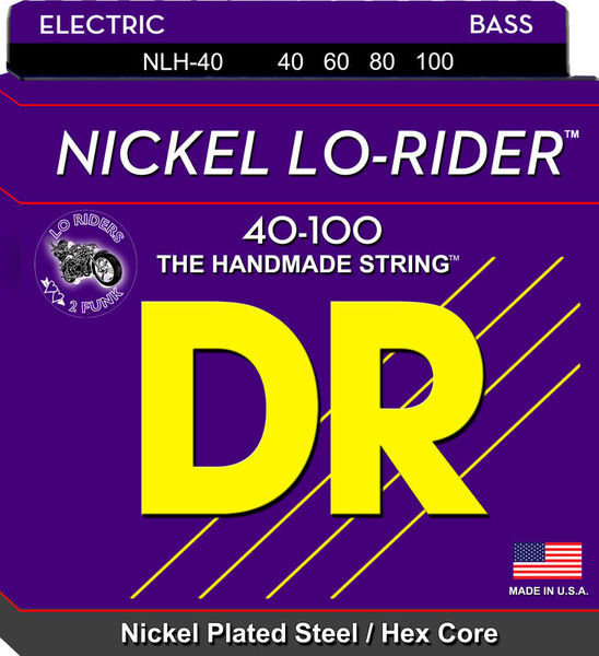 DR Strings Nickel Lo-Rider NLH-40