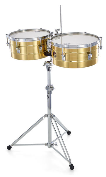 LP 256-B Timbales Set Brass – Thomann United States