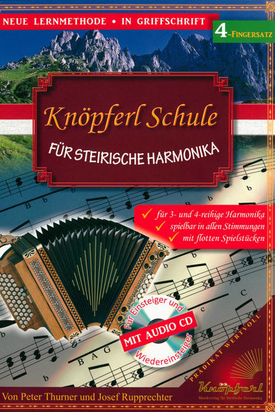 Knöpferl-Musikverlag Schule Steirische 4 Fingersatz