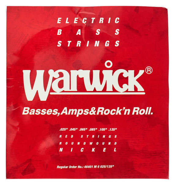 Warwick Red Strings Nickel Thomann Uk