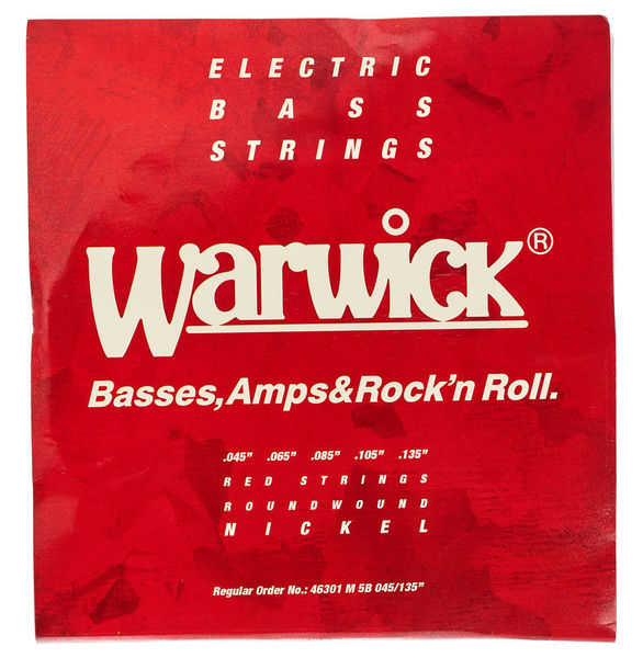 Warwick 46301 Red Strings Nickel