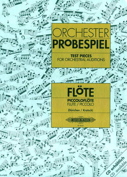 Edition Peters Orchester Probespiel Flöte