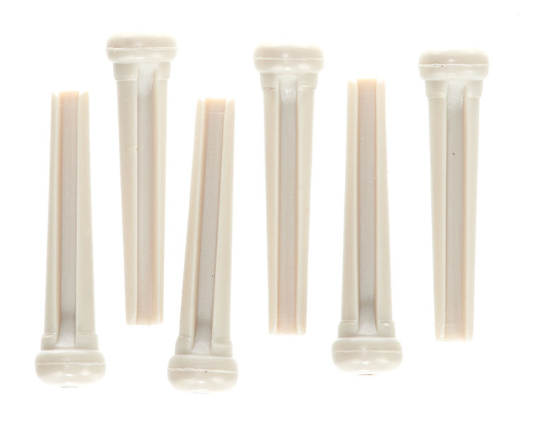Graph Tech PP1182-00 Bridge Pin Set Wh