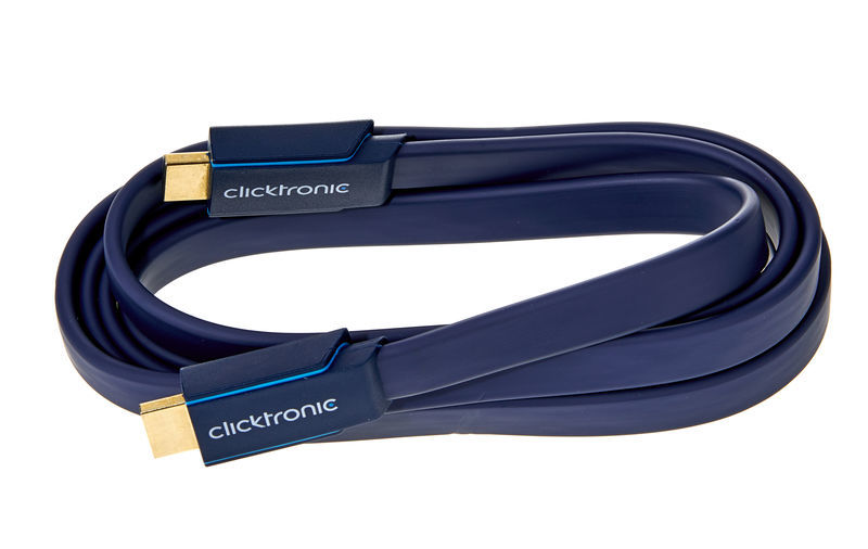 Clicktronic HDMI Casual Flat Cable 2m