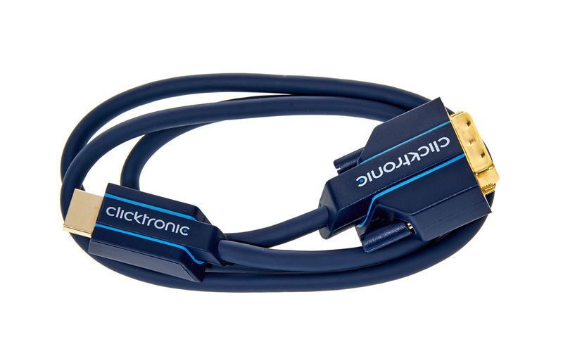 Clicktronic HDMI - DVI Casual Cable 1m