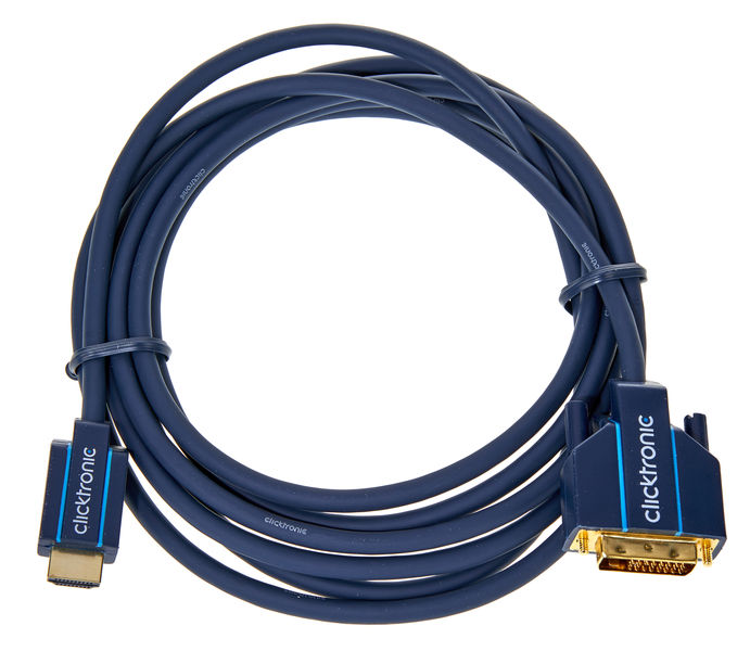 Clicktronic HDMI - DVI Casual Cable 3m