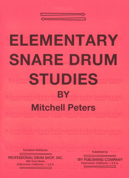 Try Publishing Company Elementary Snare Drum Studies