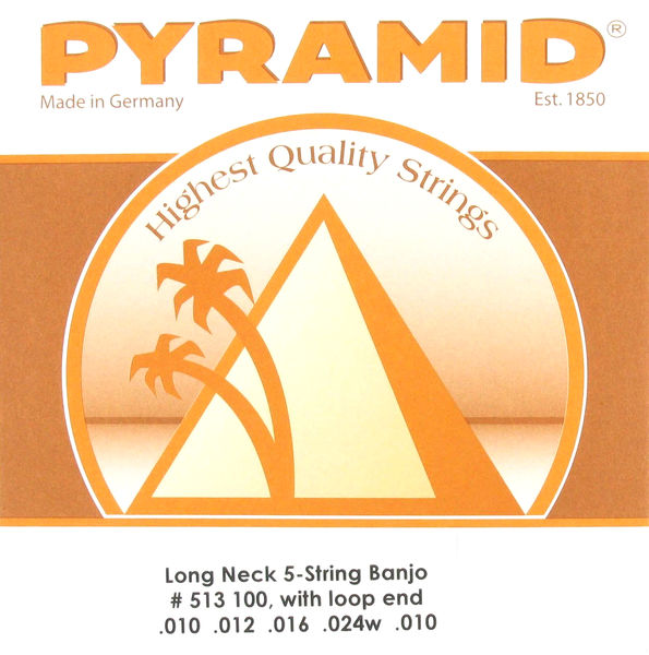 Pyramid Long Neck 5-string Banjo Set