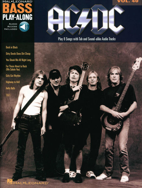 Hal Leonard Bass Play-Along AC/DC