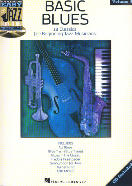 Hal Leonard Easy Basic Blues Play Along