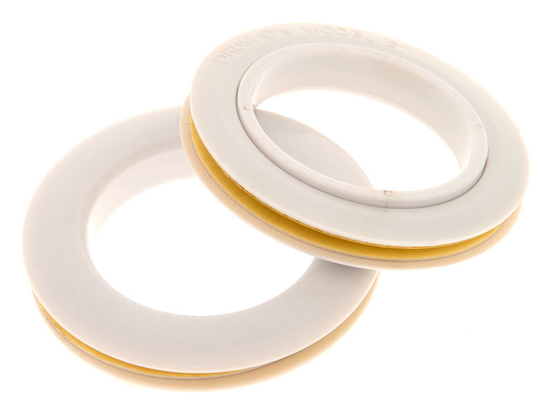 Bass Drum O's 2" White round HW2