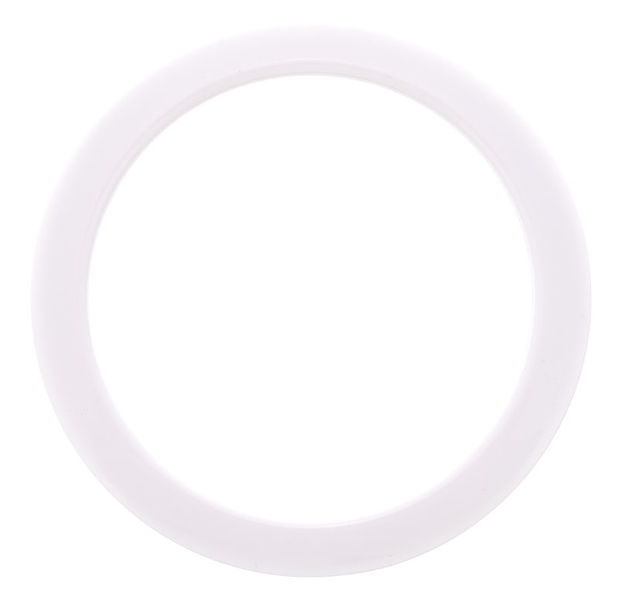 Bass Drum O's 4" White round HW4