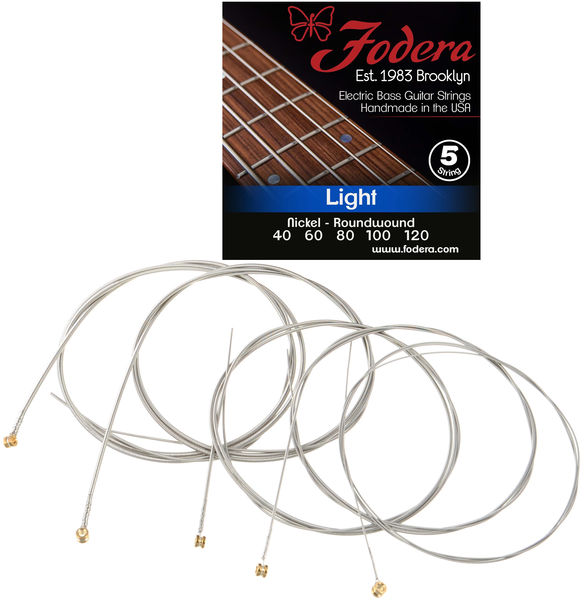 Fodera 5-String Set Light Nickel