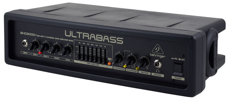 Tête d'ampli basse Behringer Ultrabass BXD3000H | Test, Avis & Comparatif