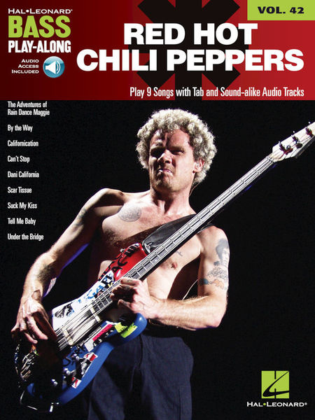Hal Leonard Bass Play-Along Chili Peppers